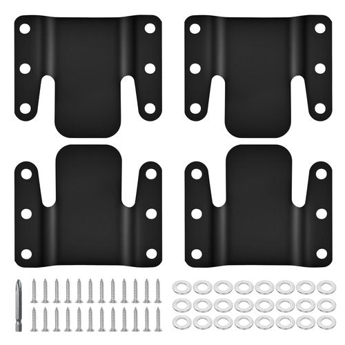 Eunenete 4 Pcs Universal Sectional Sofa Interlocking, Sectional Couch Connectors,Sofa Connector Bracket