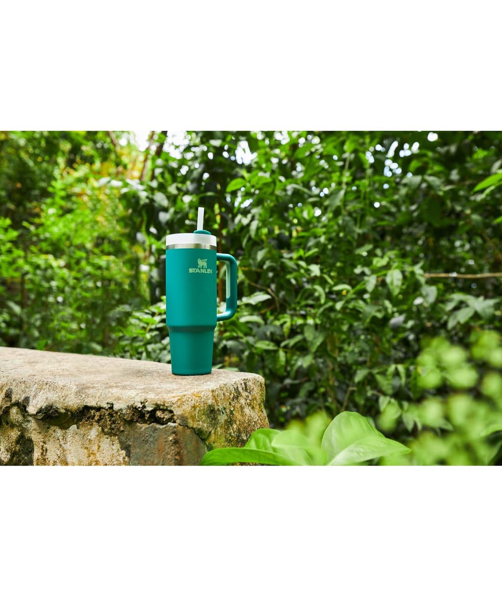 STANLEY Quencher H2.0 Tumbler with Straw 30 oz | Flowstate 3-Position Lid | Cup Holder Compatible for Travel | Insulated Stainless Steel Cup | BPA-Free | Alpine