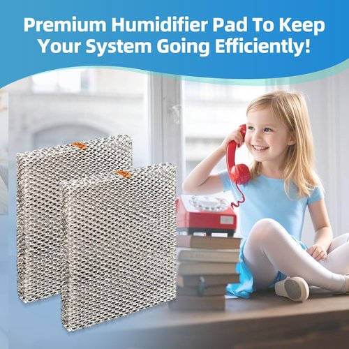 Pleatedfold P110-3545 35 Humidifier Vapor Water Panel Filter Pad Replacement Compatible with Wick HUMCASBP2312 HUMCASBP2412 HUMCCSBP2212 HUMCCSBP2312 HUMBALBP2417 HUMBBLFP1318 HCWP3-18 2-Pack