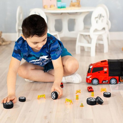 13 Pcs Racing Cars Themed Birthday Candles, Black and White Checkered Birthday Cake Candles, Numeral 2Candle Wheel Tire for Racing Car Party Decoration Theme Party Supplies