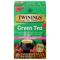 Twinings Green Tea - Pomegranate, Raspberry & Strawberry Flavor - 20 Individually Wrapped Bags