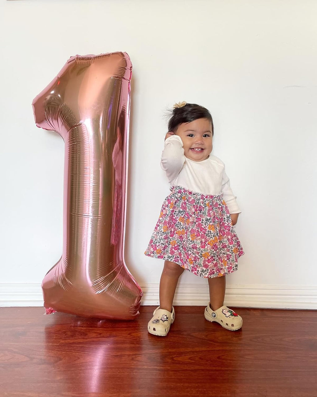 Rose Gold Number Balloons - 40 Inch 0 Balloon for Birthday Decorations | Perfect for Any Celebration