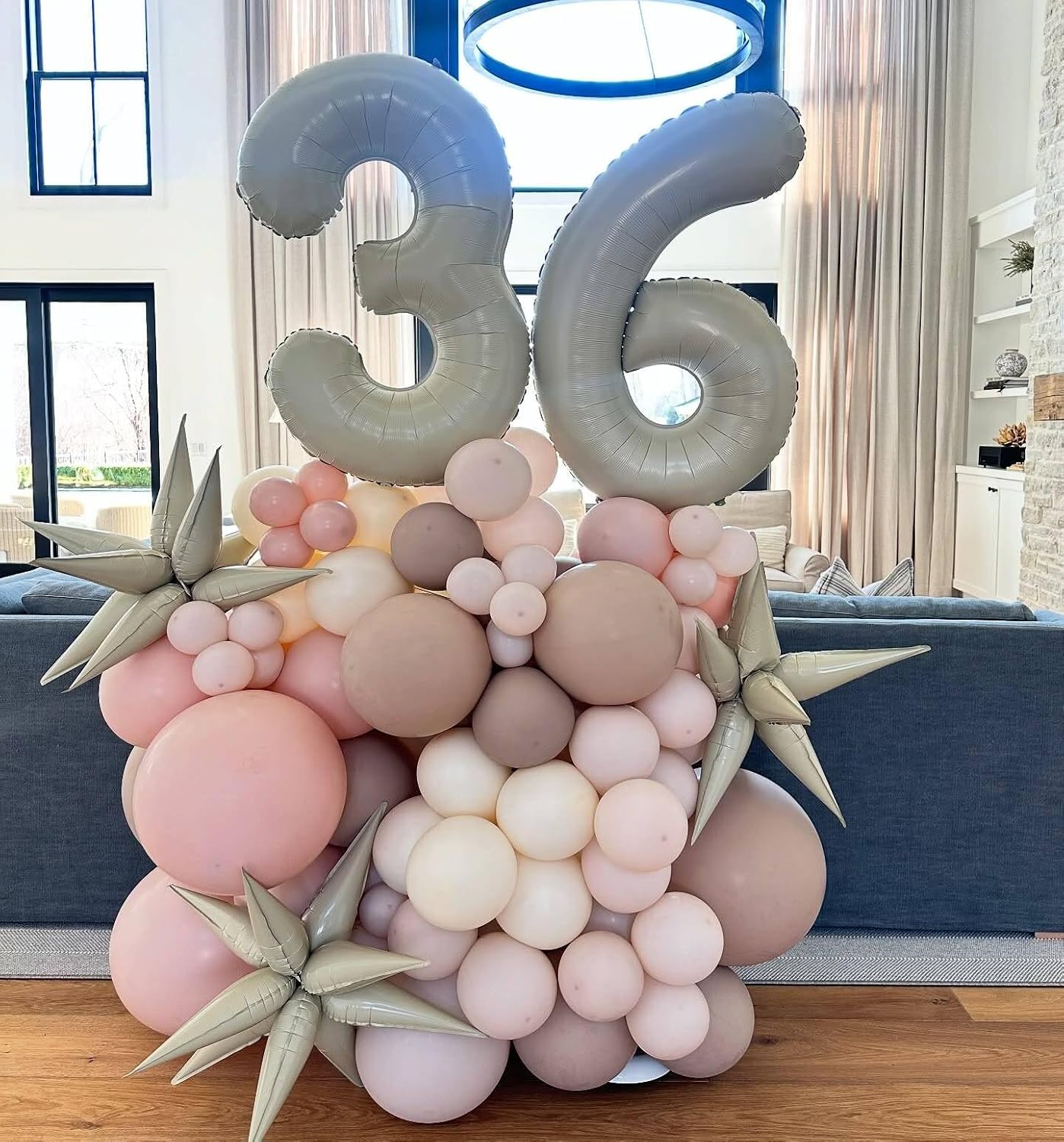 Balloon Number 3 - 40 Inch Cream Birthday Decoration for Kids & Adults | Perfect for 3rd Birthday Parties
