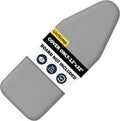 UniSimp Small Ironing Board Cover - Heat Resistant Cotton Canvas Pad | 12"x32" Gray Mini Size
