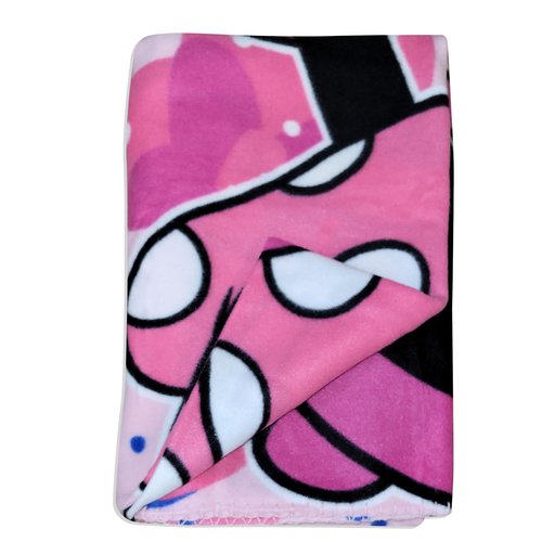 MINNIE MinnieMouse Cozy Fleece Throw Blanket 40 x 60 (Red)