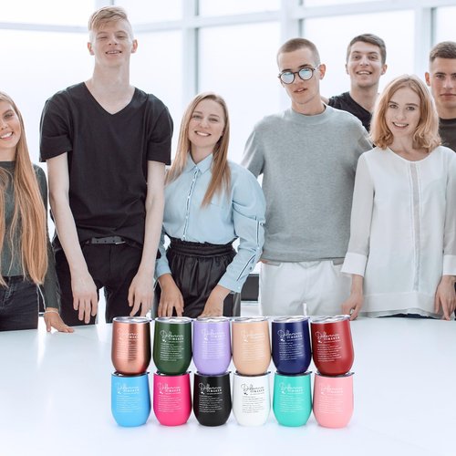 Sieral 12 Pcs Employee Appreciation Gifts Bulk for Women Men 12 oz Tumbler Stainless Steel Thank You Mug Gift for Social Worker Volunteer Coworker Office Team Nurse(Difference Maker)