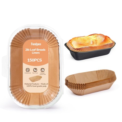 Loaf Pan Liners,2lb Loaf Pan Liners for Baking Bread 9x5, Loaf Pans Parchment Liners,150pcs Non-Stick Parchment Paper for Loaf Pans,Loaf Liners for Baking,Inner Dimensions are 7.5 x 3.5 inches