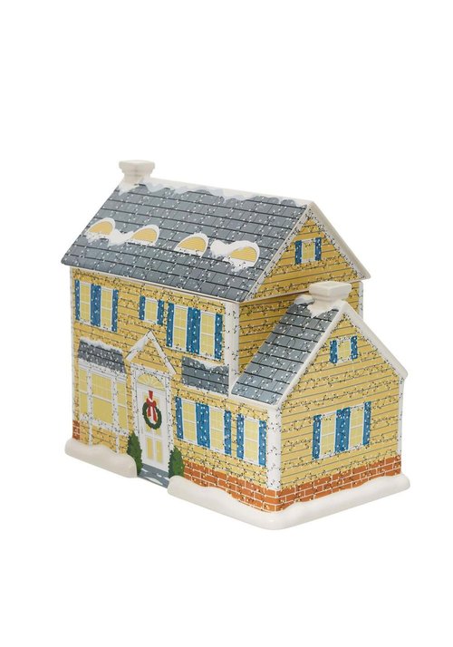 Department 56 National Lampoon's Christmas Vacation the Griswold House Sculpted Canister Cookie Jar, 13.78 Inch, Multicolor