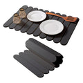 24"×16" Grey Stone Dish Drying Mats for Kitchen Counter, Large Quick Dry Collapsible Eco-Friendly Super Absorbent Diatomaceous Earth Heat-resistant Mat for Dishes Bottles Cups, Match Any Countertop