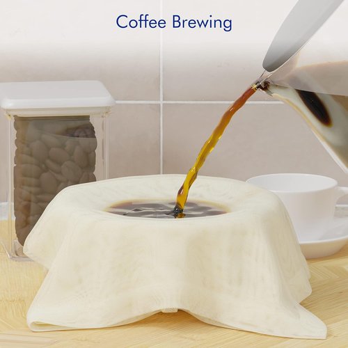 Grade 100 Reusable Cheesecloth by [Brand Name] - 20x20 Inch Unbleached Cotton Strainer for Cooking, Baking & Cheese Making