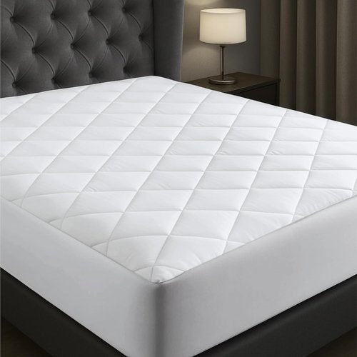 Niagara Cotton Mattress Pad - Queen Size 60x80 | Ultra Plush, Cooling & Breathable Protector for Deep Mattresses