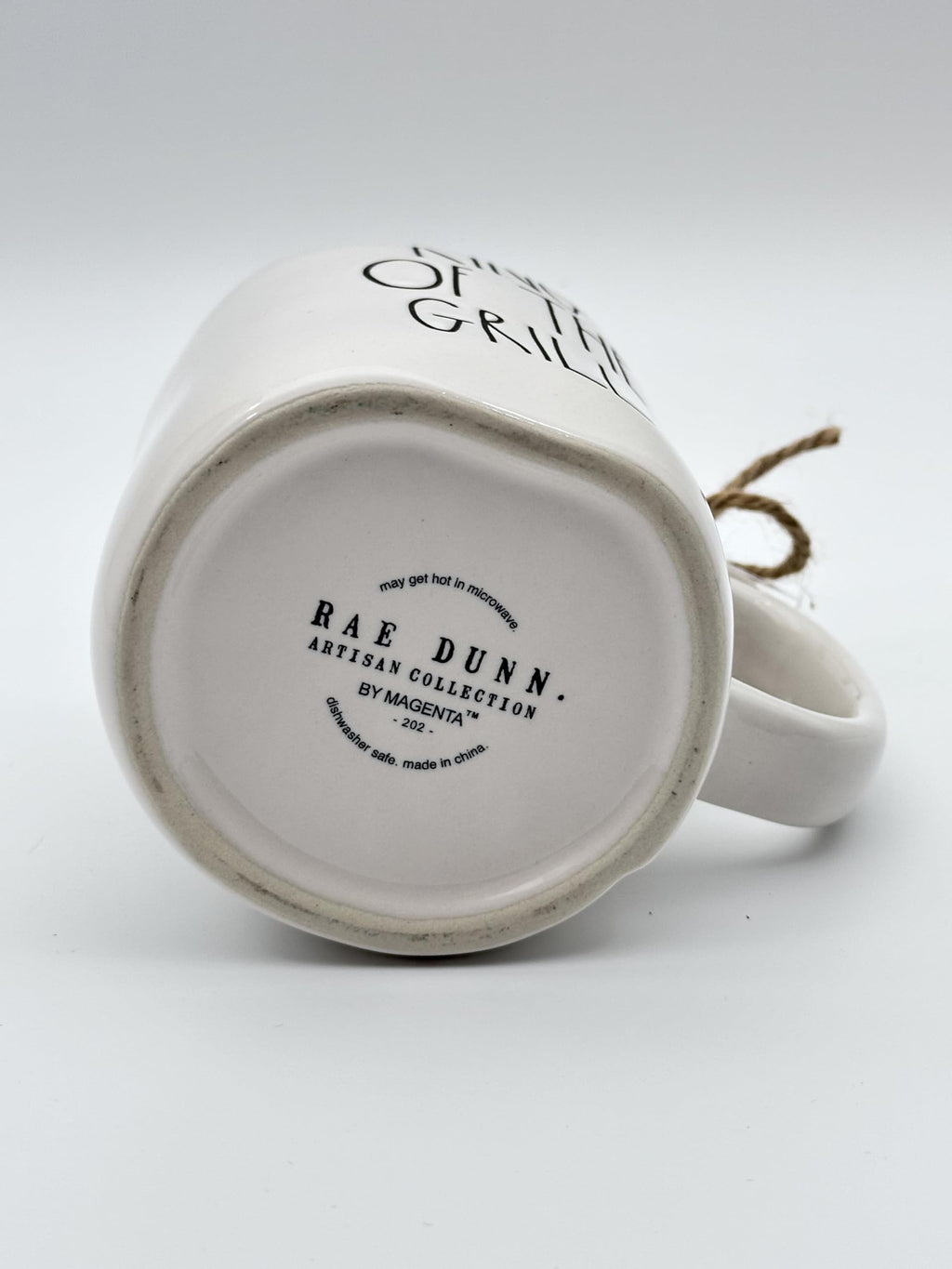 Rae Dunn KING OF THE GRILL Mug - Ceramic - Dishwasher and Microwave safe - FATHER'S DAY gift - Camp life