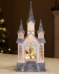 Large Christmas Nativity Snow Globe by [Brand Name] - Illuminated with Music | 9.84-Inch Indoor Decoration