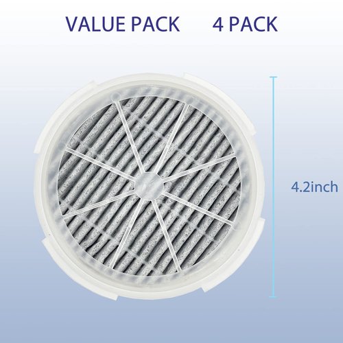 Ontheone True HEAP Filter Replacement Compatible with Frida Baby 3-in-1, RIGOGLIOSO and JINPUS GL2103 and LTLKY 900S, 2 in 1 True HEPA Filters and Activated Carbon Filters (4 Pack)