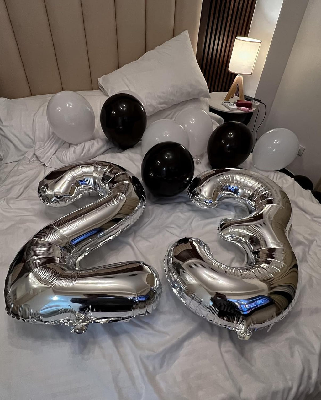 Silver Number 60 Balloon - 40 Inch Metallic 60th Birthday Decoration for Men & Women