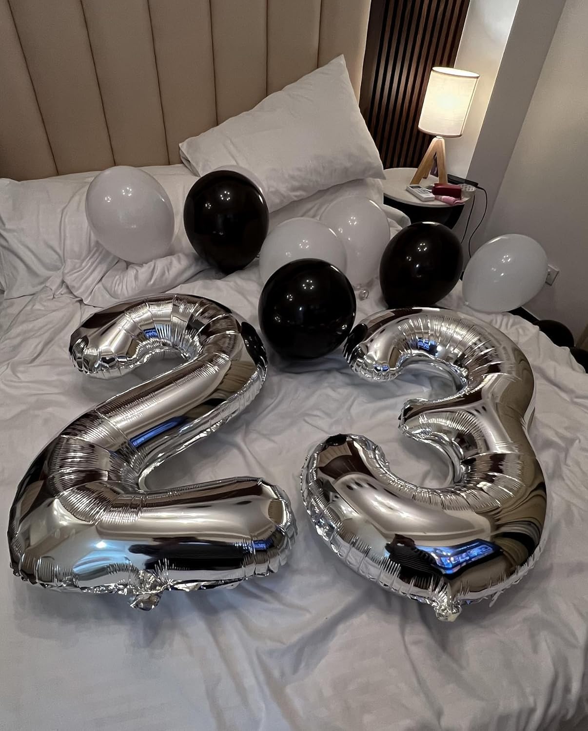 Silver Number 40 Balloon - 40 Inch Giant Foil Decoration for 40th Birthday Party Supplies