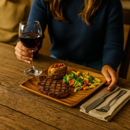 WRIGHTMART Wooden Plates Set of 4 – 12” Square Acacia Wood Dinner Plates & Wooden Charger Plates, Large Wood Chargers for Charcuterie, Steak, Entertaining & Holiday Table Settings