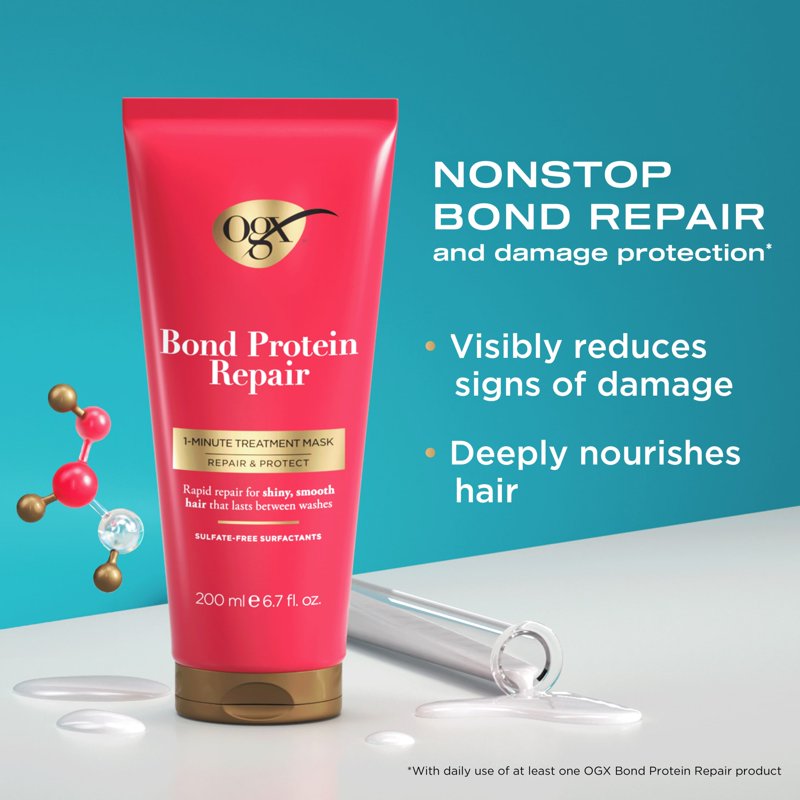Hair Repair & Protection Kit - Bond Protein Treatment & Heat Protect Spray