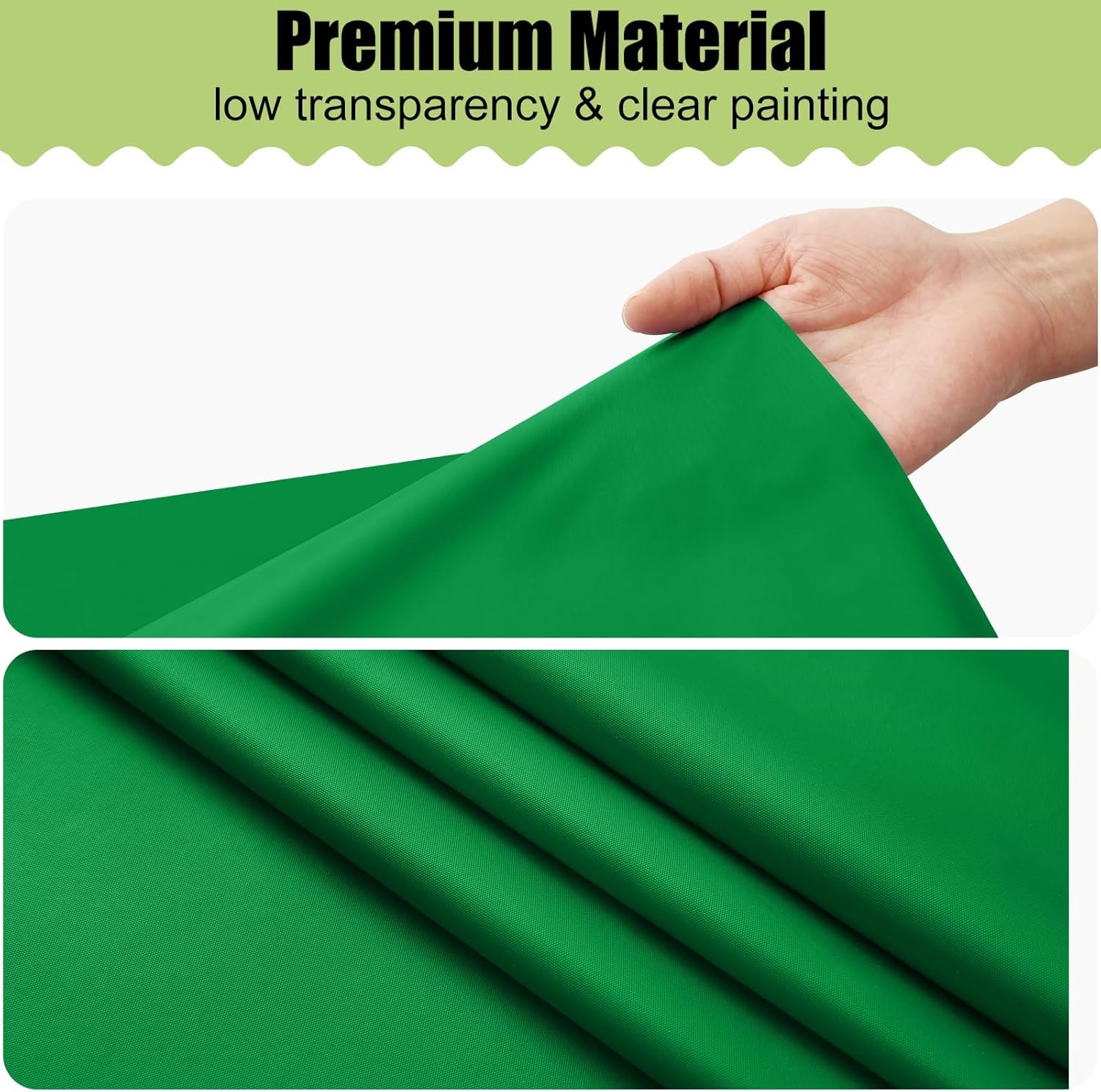 Smiry Disposable Tablecloths - Waterproof Plastic Covers for Parties | 54 x 108 Inch | Green - 3 Pack
