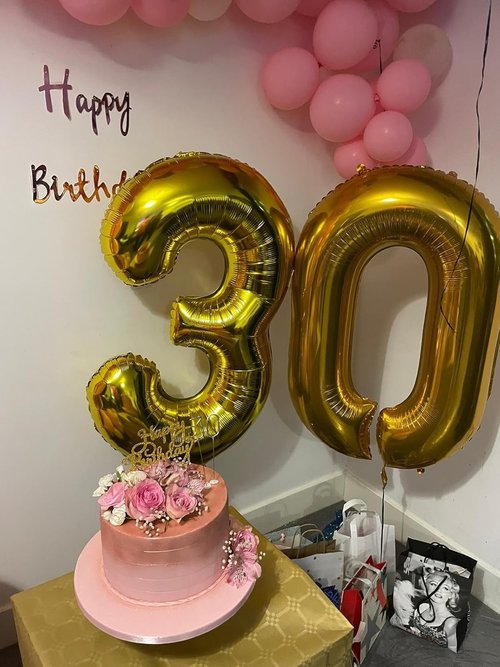 Gold Number 30 Balloons by [Brand Name] - 30th Birthday Decorations for Him & Her | Perfect Party Photo Prop