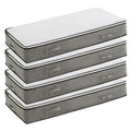 Fasolara 90L Under Bed Storage Containers, Foldable Grey Underbed Storage Bags - Closet Organizers and Storage Bins for Wrapping Paper, Blanket, Clothing, Comforter, Sweaters, Pillows, Linen Sheets