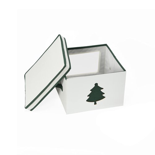 Household Essentials Holiday Storage Box, Medium, Green Tree