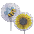 2 Pack Cartoon Fan Guard Net Safety Filters - Kid Finger Protector Summer Washable Children Safety Cover