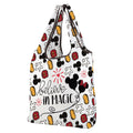 CMNIM Cartoon Mouse Foldable Tote Bag Cartoon Inspired Gift for Women Fans Friends Mouse Lover Gifts I Believe in Magic Bag (25621 i believe in F)