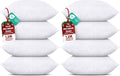 Utopia Bedding Throw Pillows - Fluffy Down Alternative Set of 4 | 16 x 16 Inches, White Decorative Pillows for Home