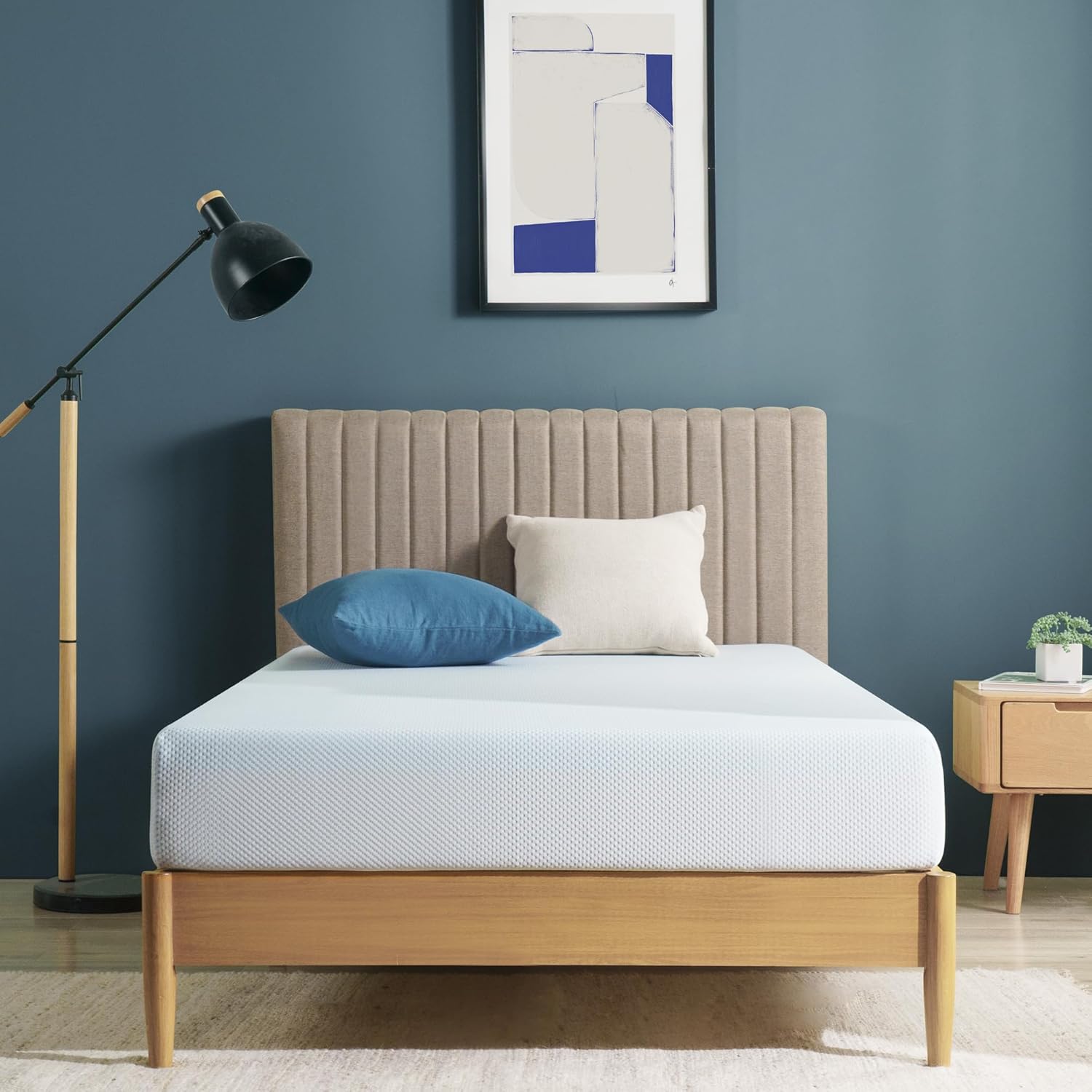 Zinus 8 Inch Green Tea Memory Foam Mattress - Twin Size, Cooling Gel, Medium Firm, Fiberglass Free