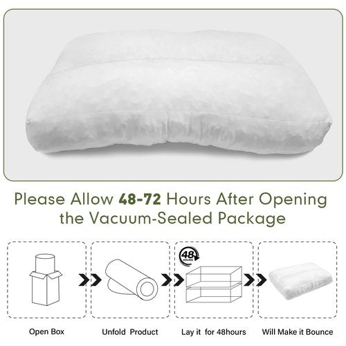 JZHLLA Shredded Foam Sofa Back Cushions Replacement Fluffy Memory Sponge Couch Pillow with Quilted Design 28x18x5 Inch Lumbar Support Pillow for Sofa Bed Floor