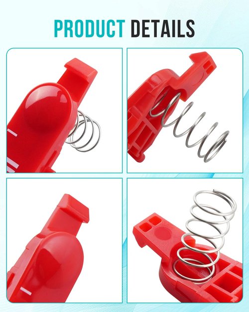 Vacuum Cleaner Release Catch with Spring Replacement Kit Fit for Dyson V12s/ V15s Submarine/Omni-glide Wet Roller Head