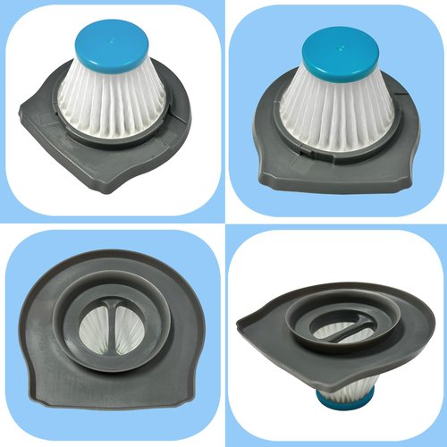 Aolleteau HLVCF10 Filter Compatible with BLACK+DECKER Hand Vacuum Models with HLVC+, REVHV8J: HLVC315J10, HLVC315B10, HLVC315B01, HLVC320J01, HLVC320B01, REVHV8J40, REVHV8J40W