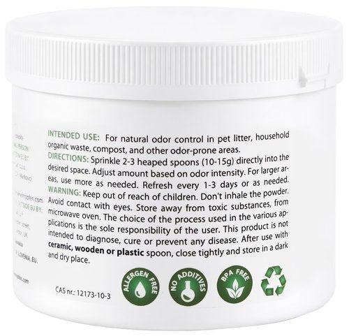 Zeolite Powder | 3X Activated | 0.55 Pound 250g | Ultra FINE Less-Than 2 µm | Clinoptilolite 94+-3% | Natural Mineral Dust | Heiltropfen®