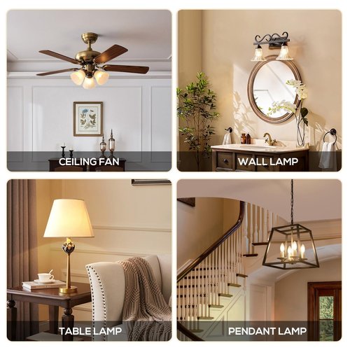 OSALADI Vintage Light Cage 6 Pack Metal Lamp Bulb Guards Hanging Pendant Shades for Home Bar Industrial Lighting Accessories 5.51X3.93X3.93 Inches
