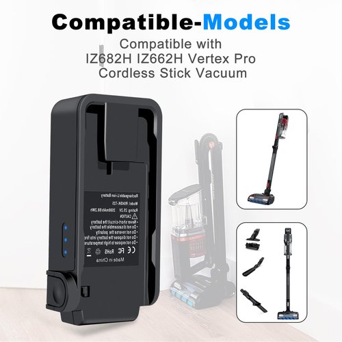 Remate 3.5Ah Replacement for XBATR725 Shark Battery, Compatible with Shark IZ682H IZ662 IZ683H, IZ661HC, IZ662HC, IZ631H Vertex Pro Cordless Stick Vacuum 25.2V Shark XBATR725 Replacement Battery
