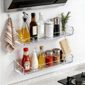 Upsimples Clear Acrylic Floating Shelves - Stylish Wall Storage for Living Room, Bedroom & Bathroom