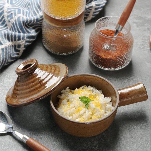 WDCFXY Egg Cooker,microwave egg cooker,Ceramic Microwave Egg Poacher with Dome Chimney Lid and Hollow Hand