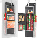 Ofiray Home 2-in-1 Wrapping Paper Organizer - Over Door or Under Bed Storage with Removable Drawer & 4 Clear Pockets