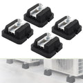 4 Pack Floor Mounting Base Kit for Mini Split Air Conditioner Condensers Heat Pump System, Mini Split Rubber Feet, Heavy-Duty Rubber Anti-Vibration Isolator Mounting Bracket Support Up to 1100 LB