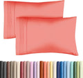 King Pillow Cases by [Brand Name] - Ultra Soft Hotel Quality Covers | Comfy, Wrinkle-Free, Coral - 2 Piece Set
