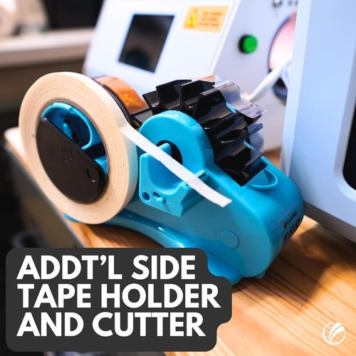Echomerx Tape Dispenser - Multi-Roll Heat Resistant for Sublimation & Cricut | Fits 1" & 3" Tapes, Blue