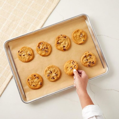 Juvale Parchment Paper Sheets - Nonstick Baking Liners, 200 Pack, 12 x 16 in, Unbleached Brown - Ideal for Air Fryers & Grilling