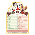 Dog Feeding Chart Fridge Magnet, Food Dogs Can or Can’t Eat 9.75x6.75in Feeding Sign Safe Food Chart Nutrition Guide for Pet New Puppy Essentials