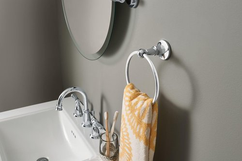 Moen DN4486CH Vale Towel Ring, Chrome