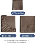 Hotel Luxury Twin XL Sheet Set by [Brand Name] - Comfy, Breathable & Cooling - Ultra-Soft, Deep Pockets, Wrinkle-Free - Brown