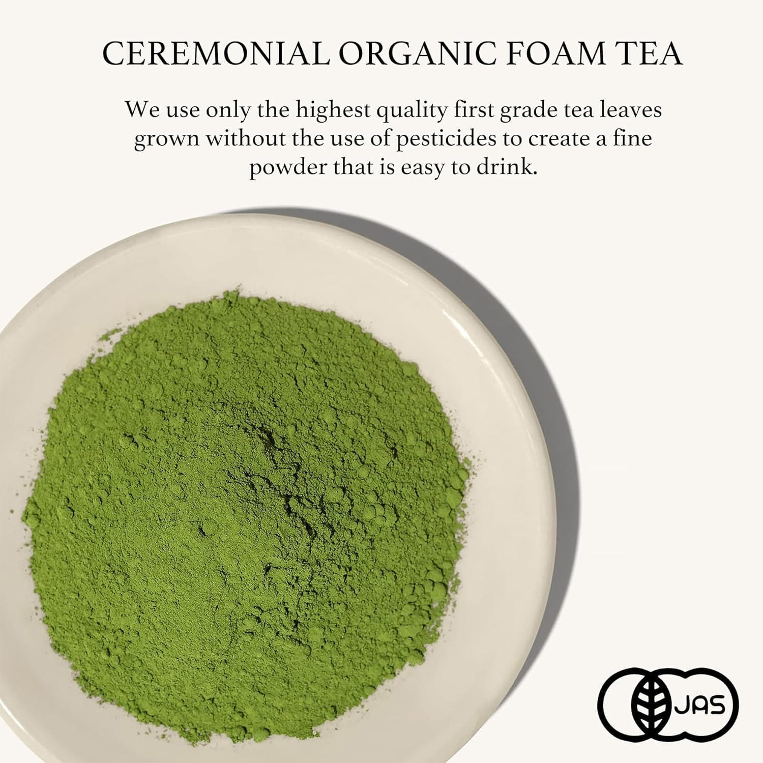 TEA-HAVA Organic Matcha Green Tea Powder - Superior Ceremonial Blend from Uji, Kyoto (30g / 1.06 oz)