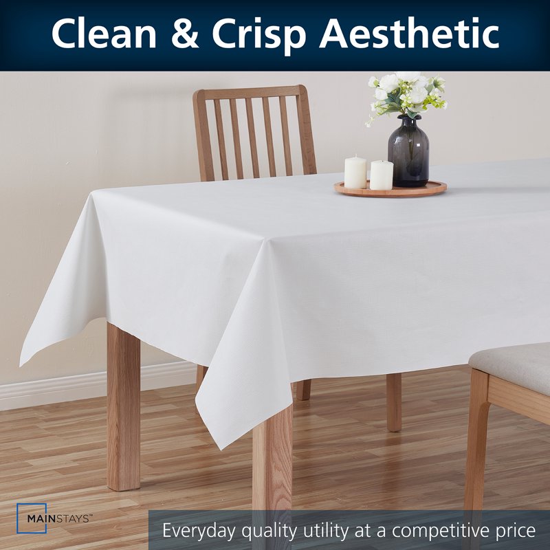 PEVA Table Pad 60x84" - Heavy Duty Table Protector with Flannel Backing