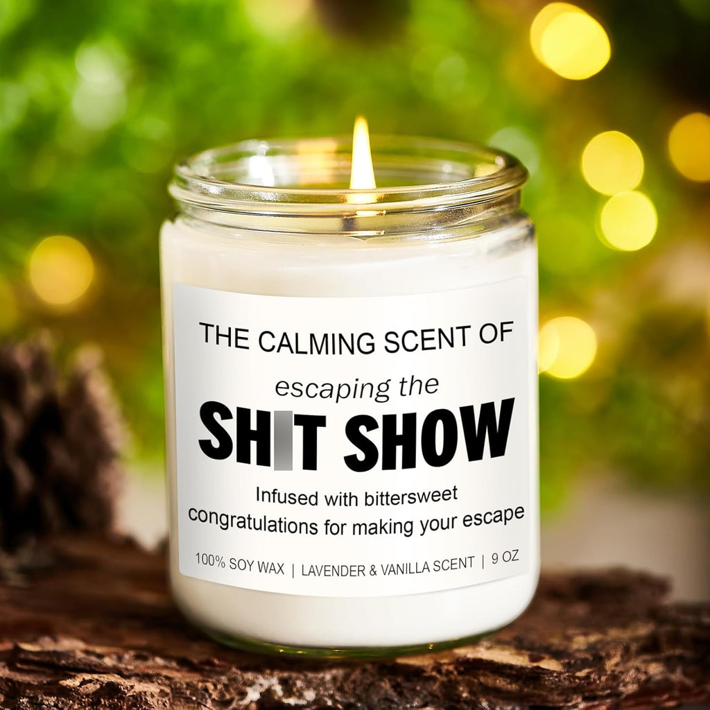 Sarcastic Candles, Going Away, Goodbye, Farewell Gifts for Coworkers - Retirement, Coworker Leaving Gifts for Women, Men - Leaving Job, Moving Away Presents for Friends, Boss, Work Bestie