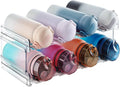 Lifewit Stackable Water Bottle Organizer - 2-Tier Plastic Holder for Bottles Up to 3.8" Diameter | Fits 8 Bottles